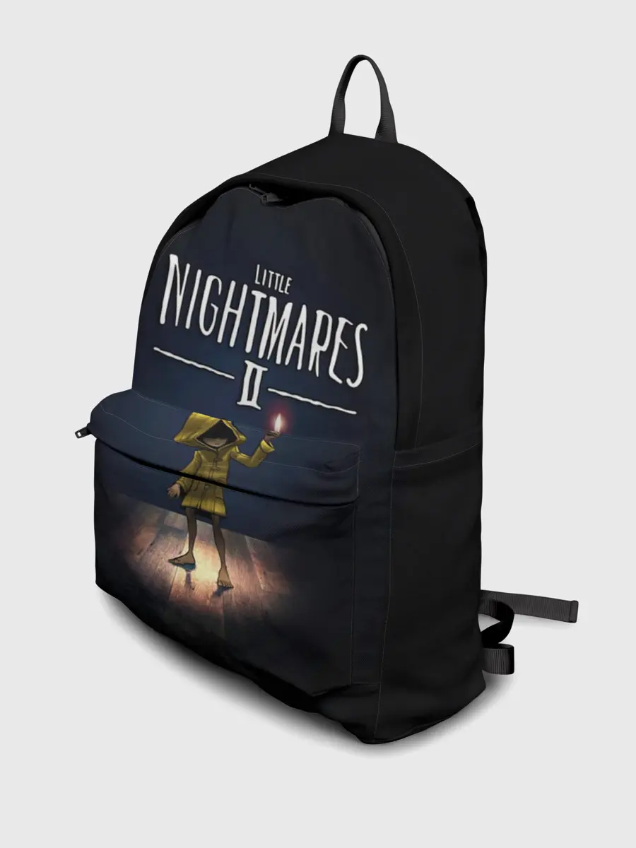 Рюкзак джинсовый / Little Nightmares 2 пламя