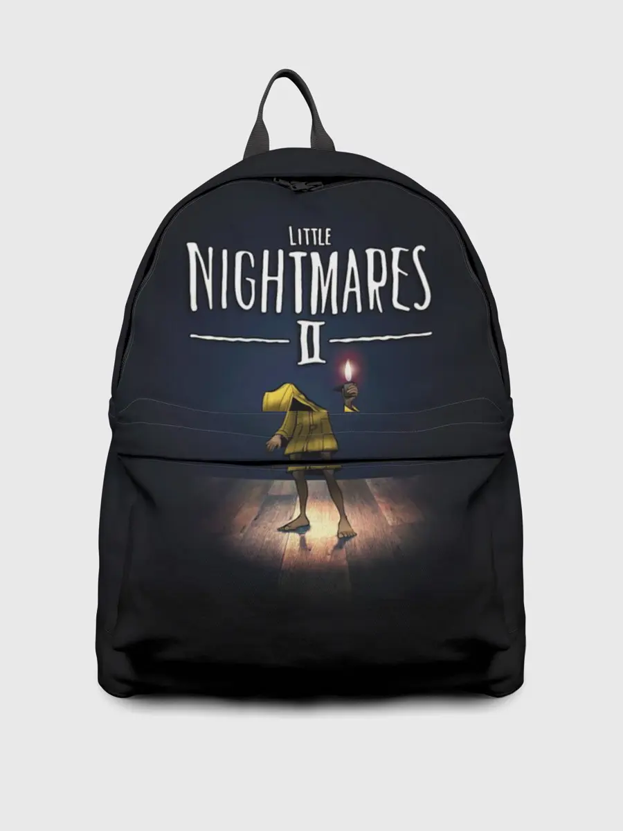Рюкзак джинсовый / Little Nightmares 2 пламя