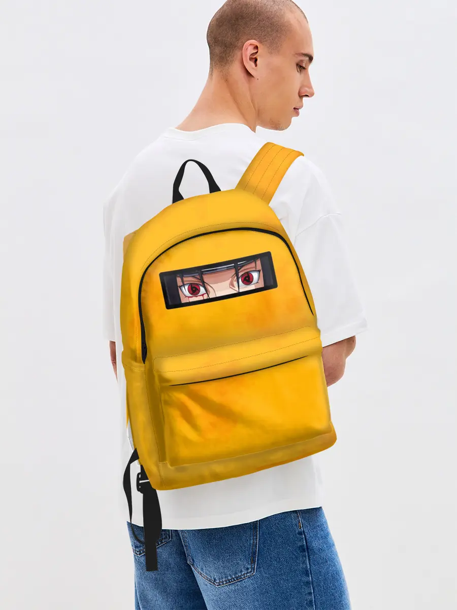 Рюкзак джинсовый / Аниме Итачи Глаза