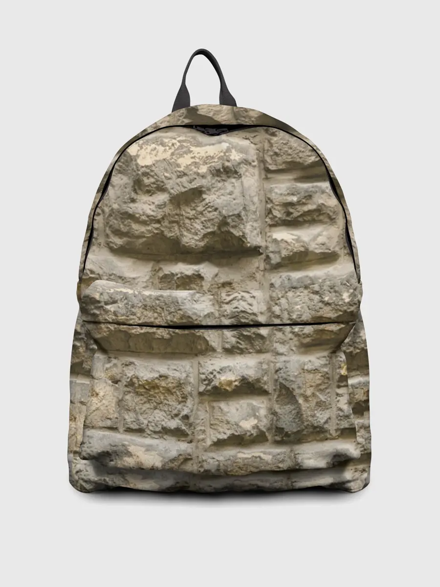 Рюкзак джинсовый / Неровные блоки