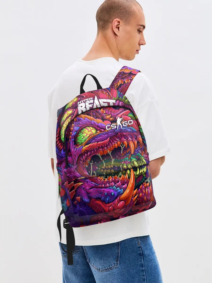 Рюкзак джинсовый / CS GO | Hyper Beast