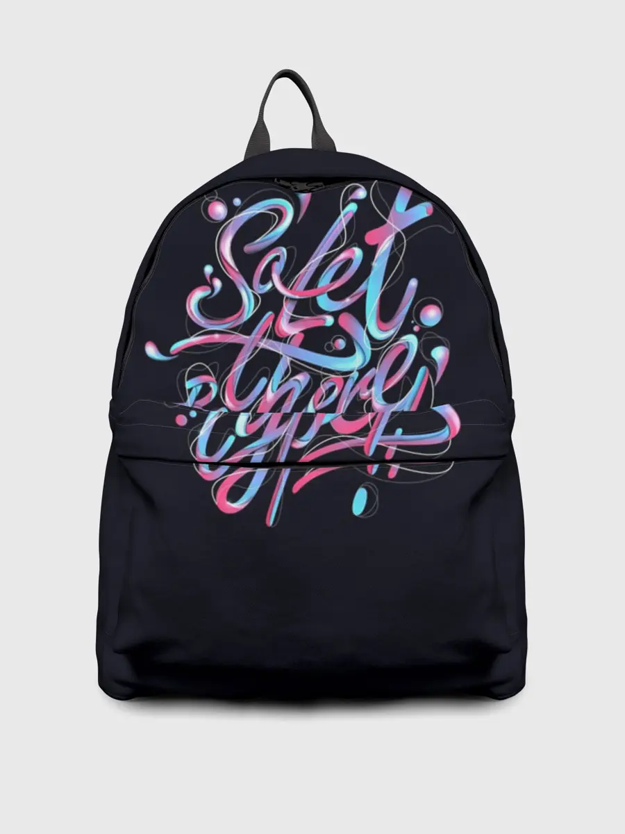 Рюкзак джинсовый / Неон