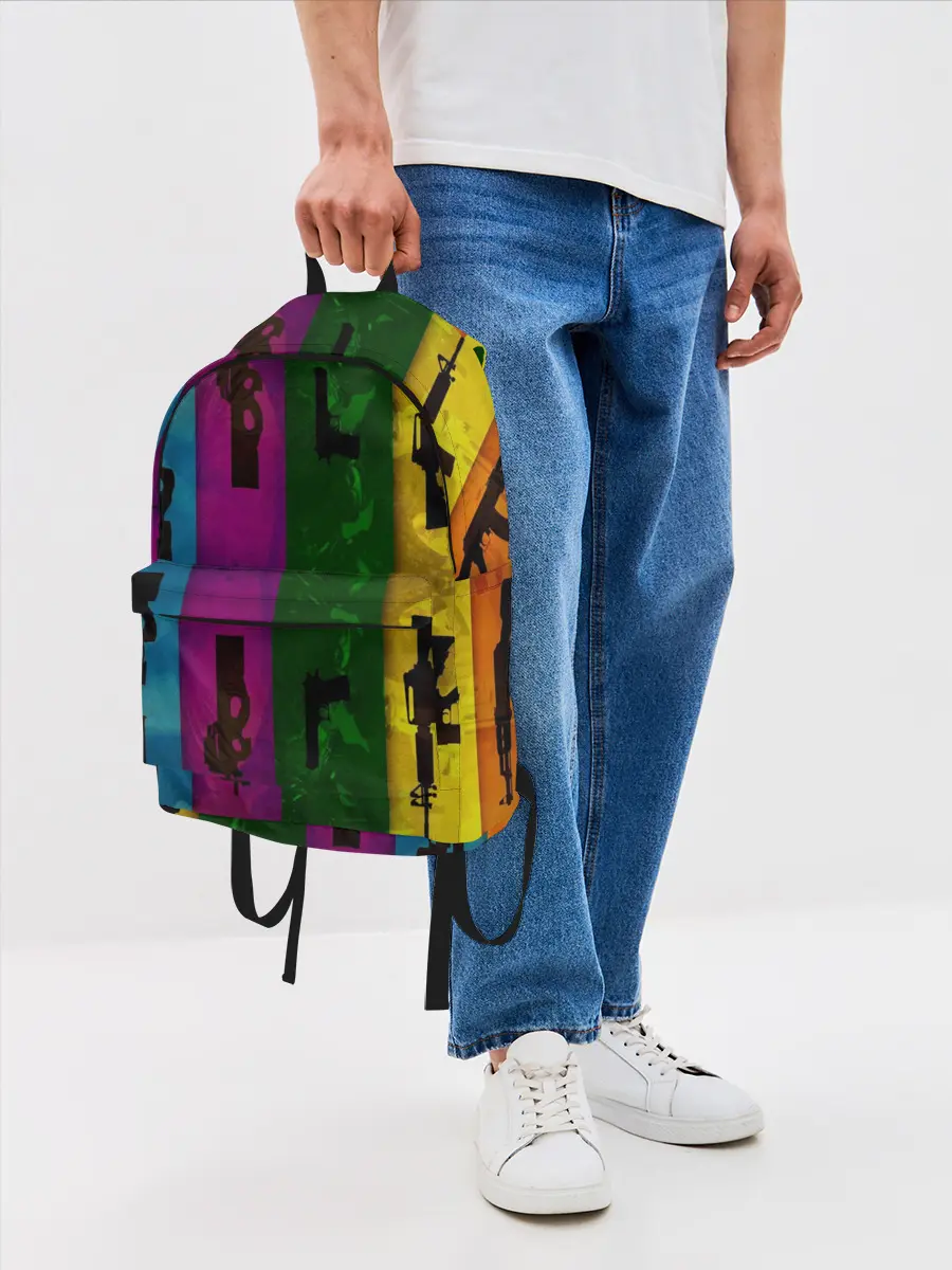 Рюкзак джинсовый / Кс го оружие