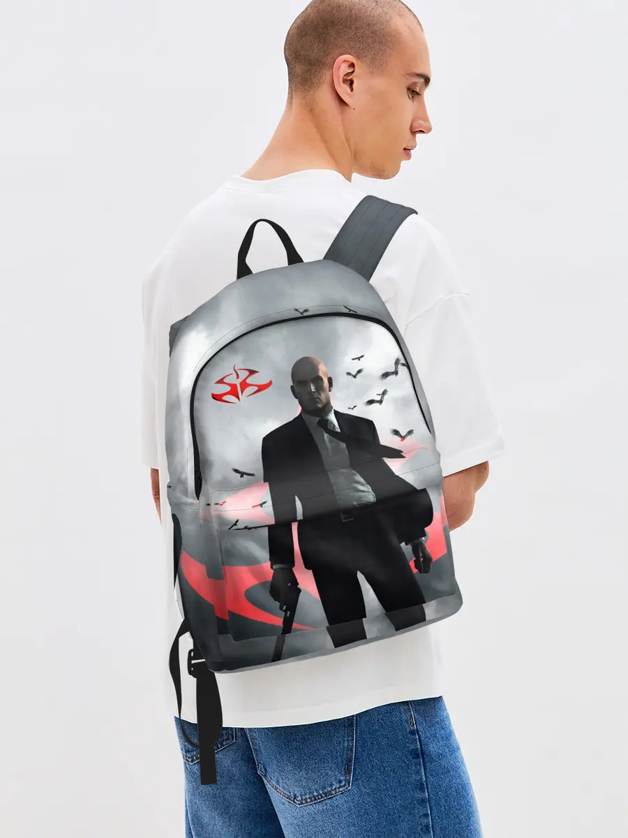 Рюкзак джинсовый / Hitman | Агент 47