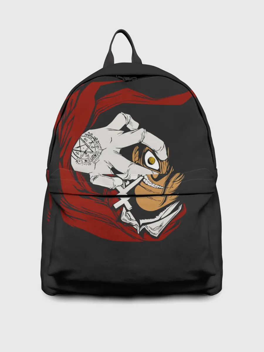 Рюкзак джинсовый / Алукард за тобой наблюдает