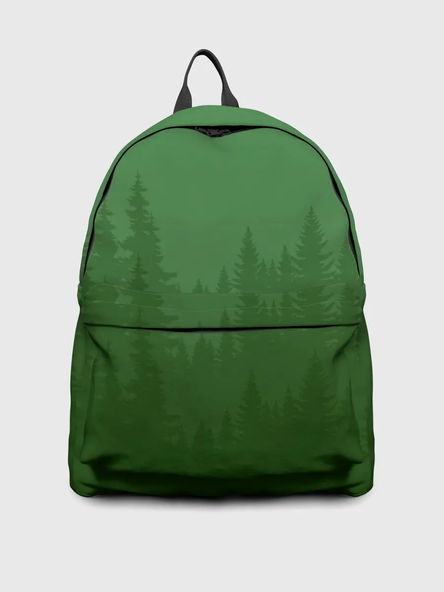 Рюкзак джинсовый / Зеленый Лес