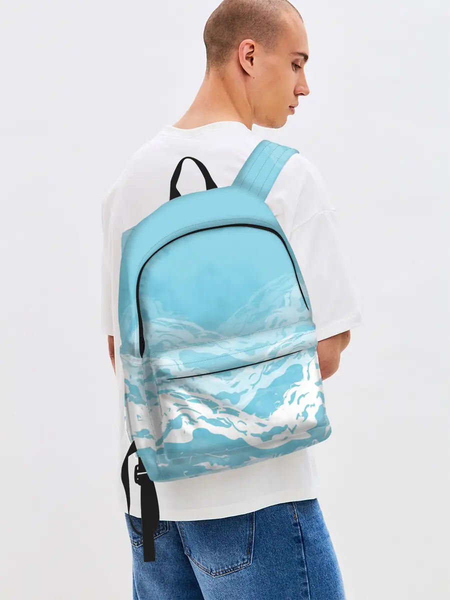 Рюкзак джинсовый / Волны