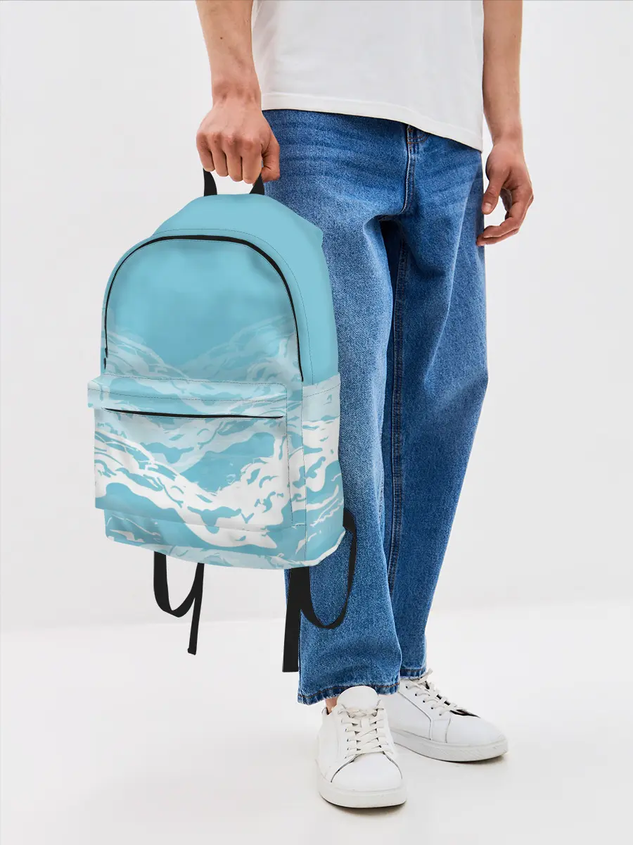 Рюкзак джинсовый / Волны