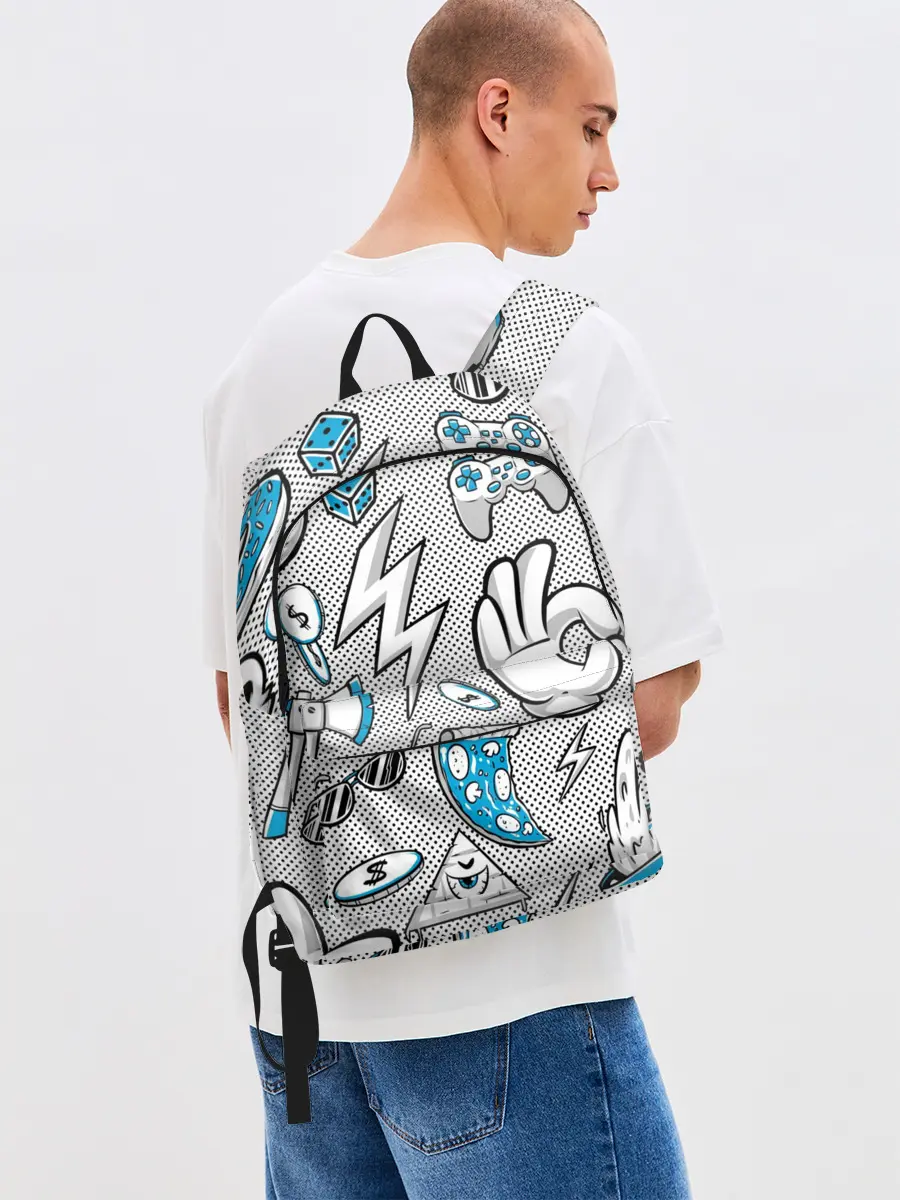 Рюкзак джинсовый / Gamer Style