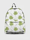 Рюкзак джинсовый / Клевер на День святого Патрика