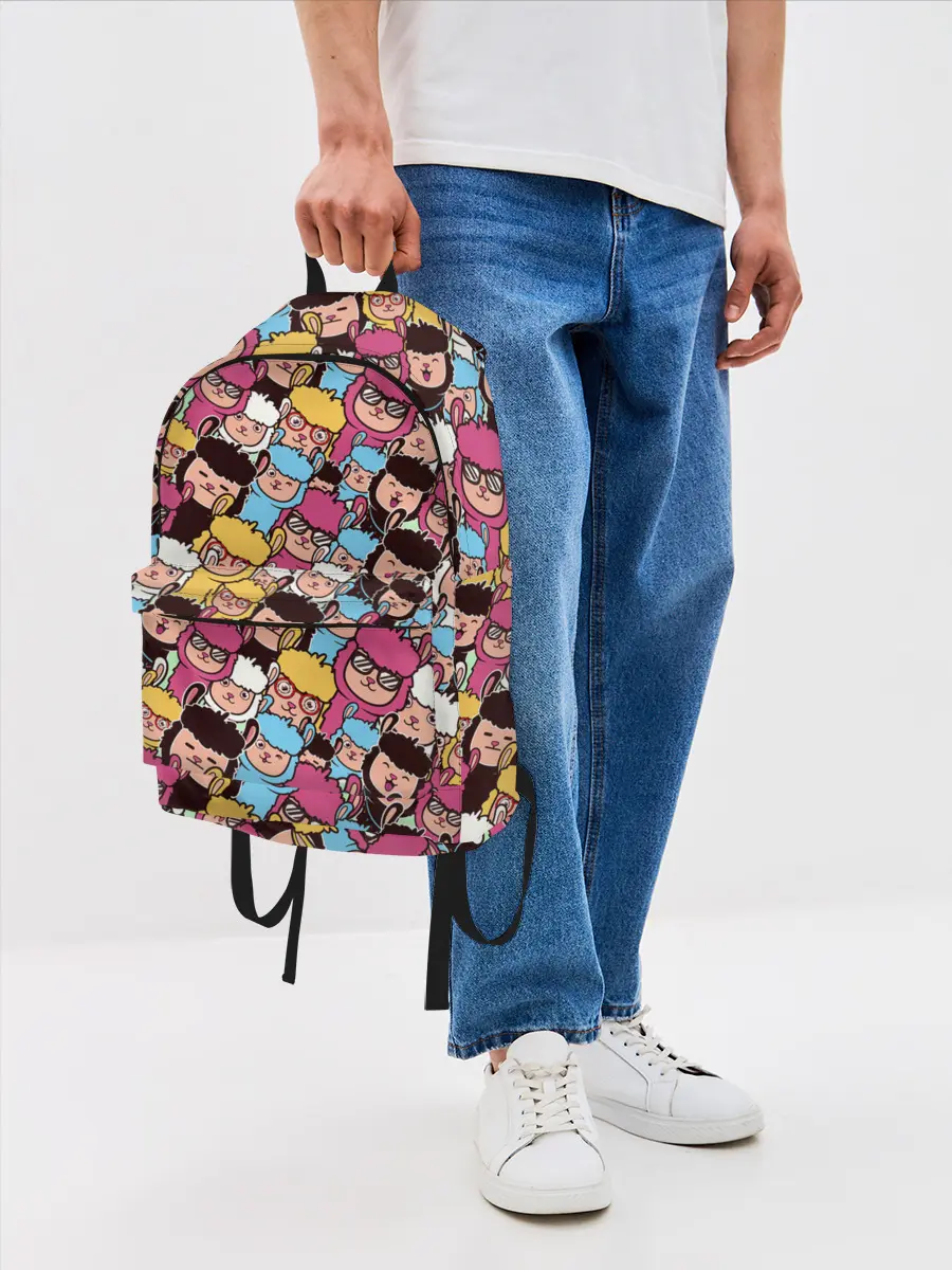 Рюкзак джинсовый / Альпаки