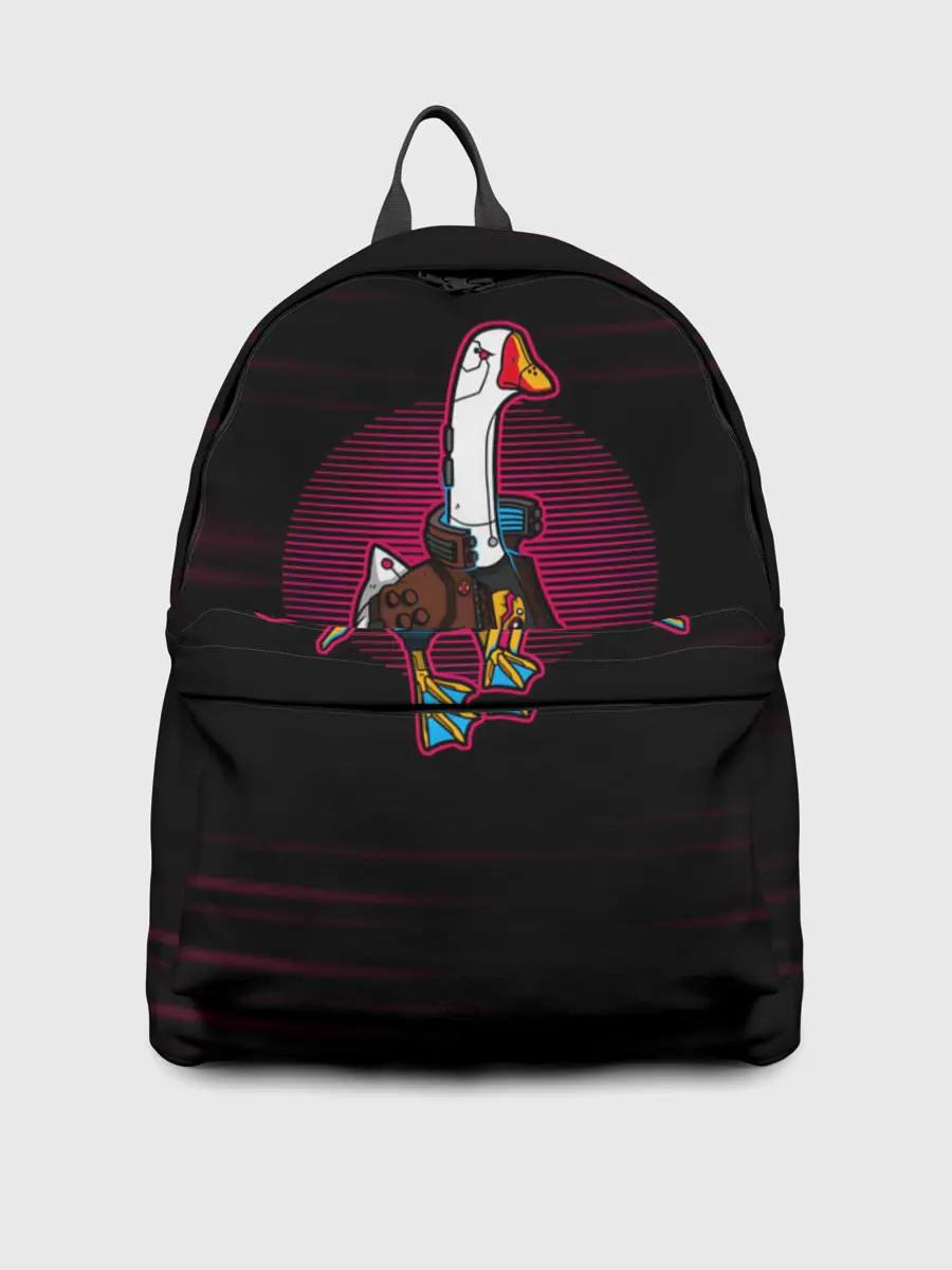 Рюкзак джинсовый / CyberHonk 2077 | КиберГусь