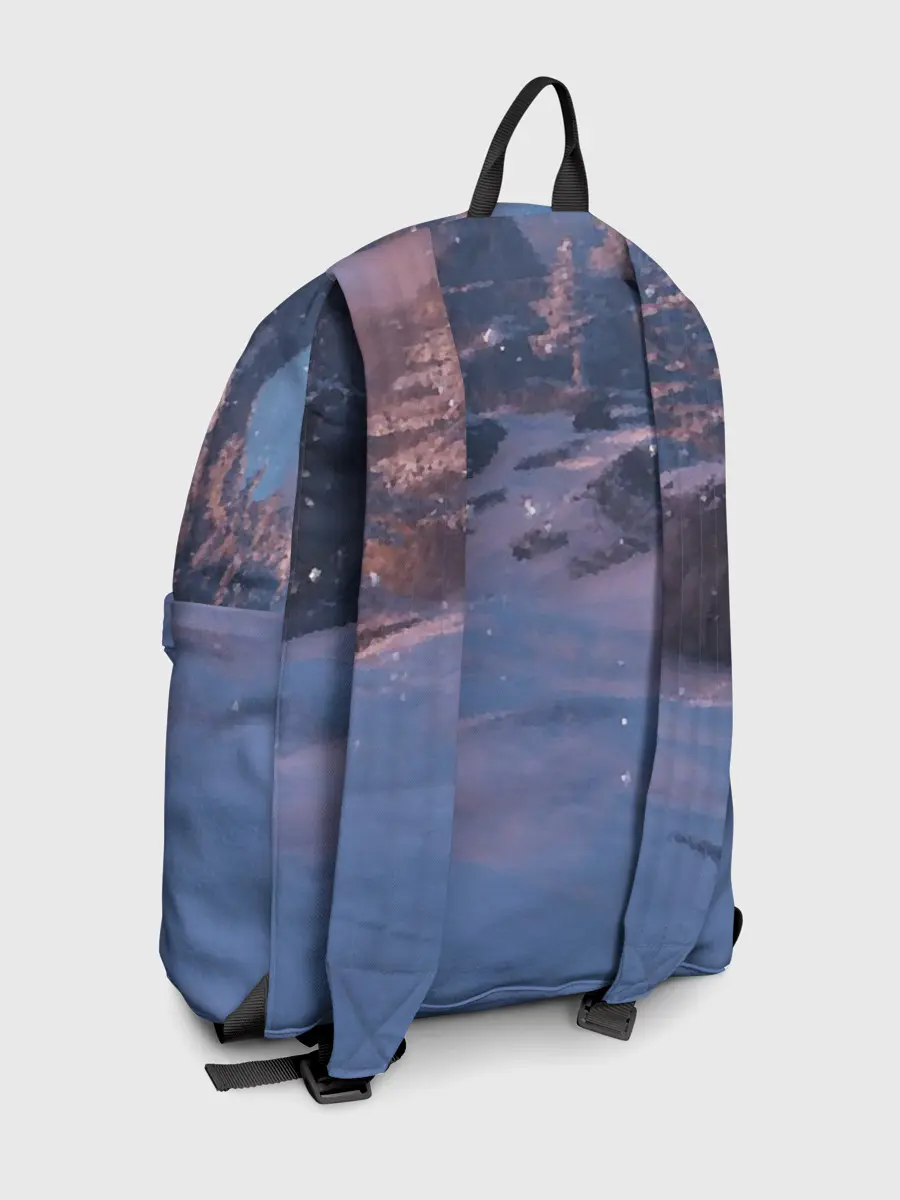 Рюкзак джинсовый / Valheim лого с секирой