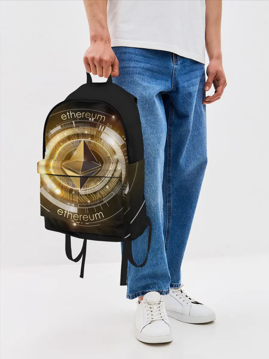 Рюкзак джинсовый / ETHEREUM | ЭФИРИУМ