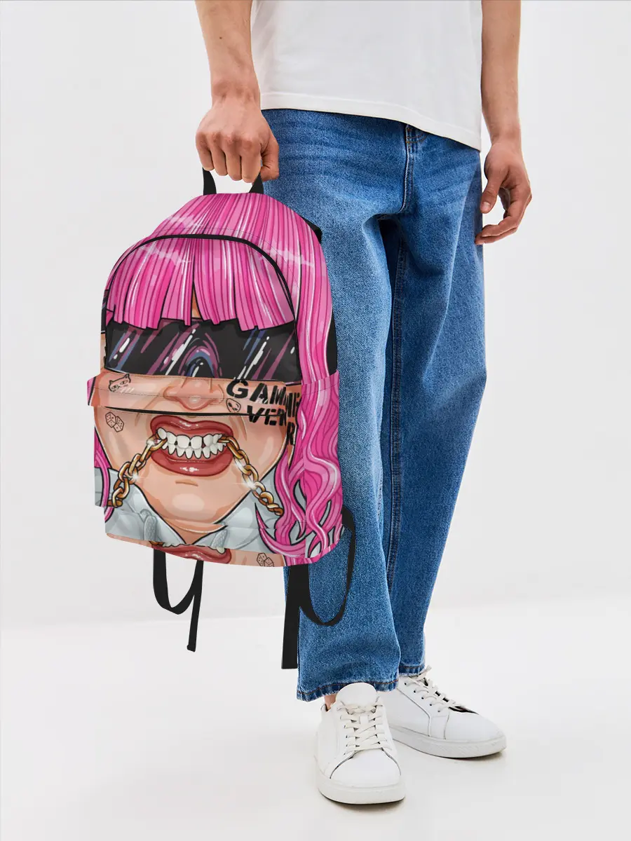 Рюкзак джинсовый / МС КИСУЛЯ 3D