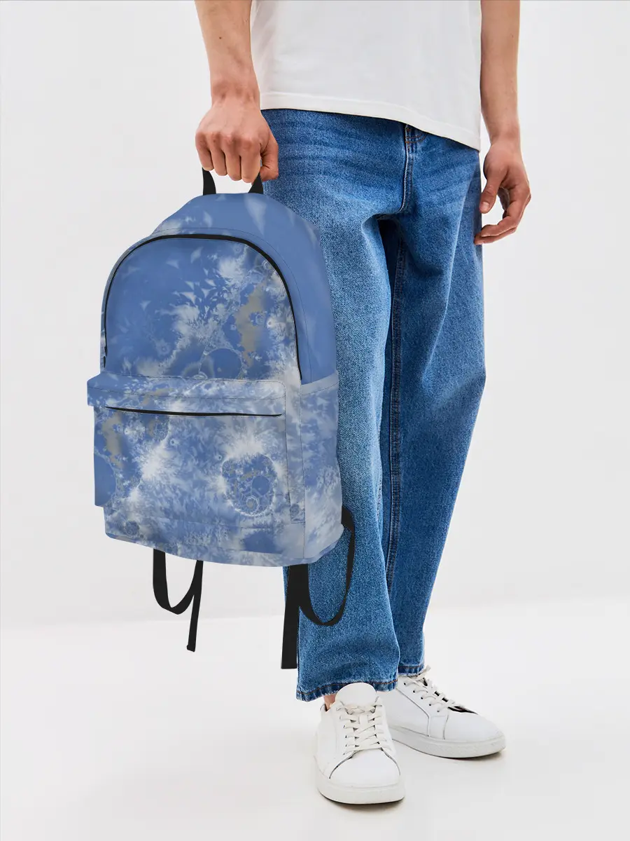Рюкзак джинсовый / Летающие треугольники
