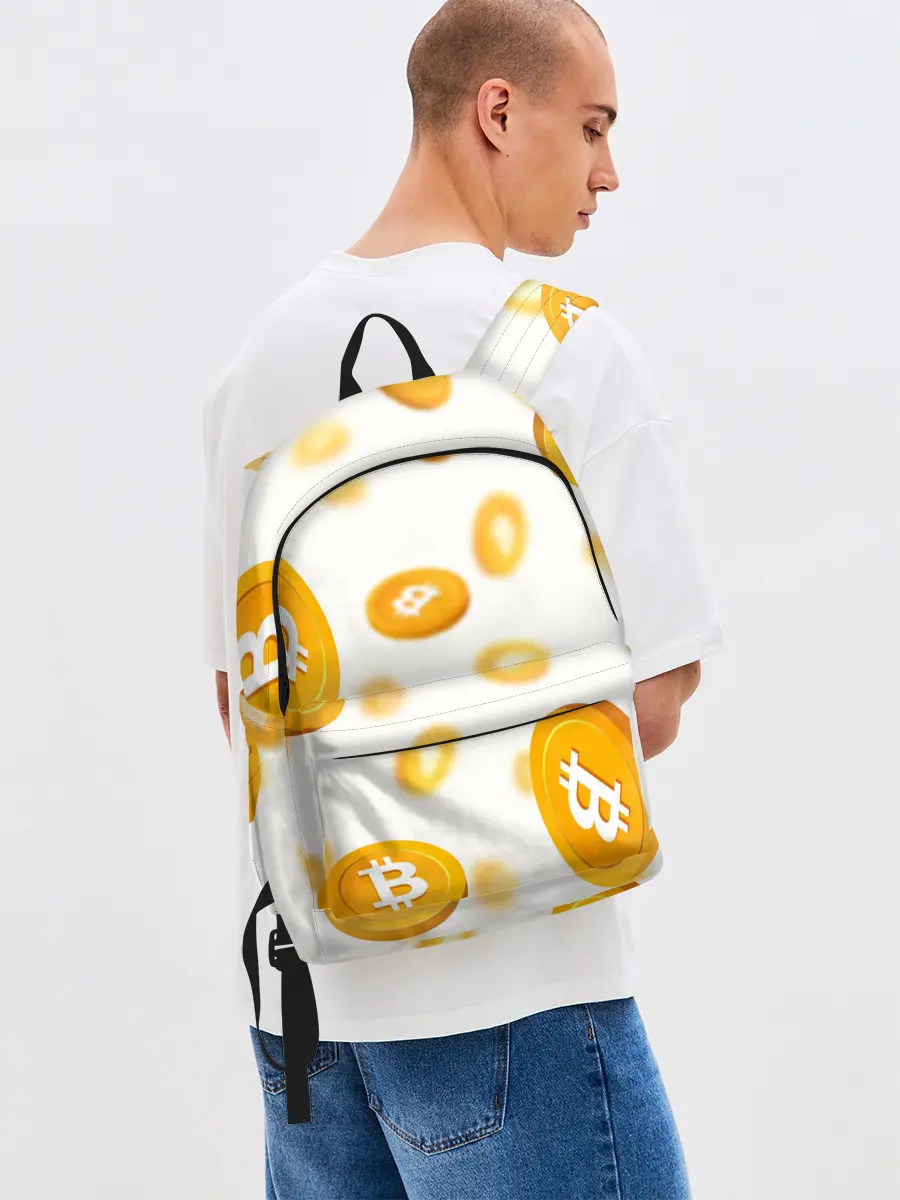 Рюкзак джинсовый / BITCOIN КРИПТОВАЛЮТА | CRYPTOCURRENCIES