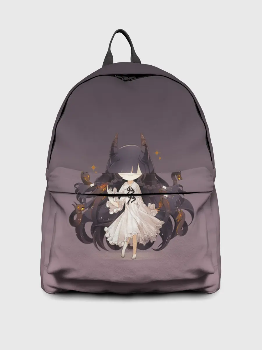 Рюкзак джинсовый / демоница волосы змеи милашка