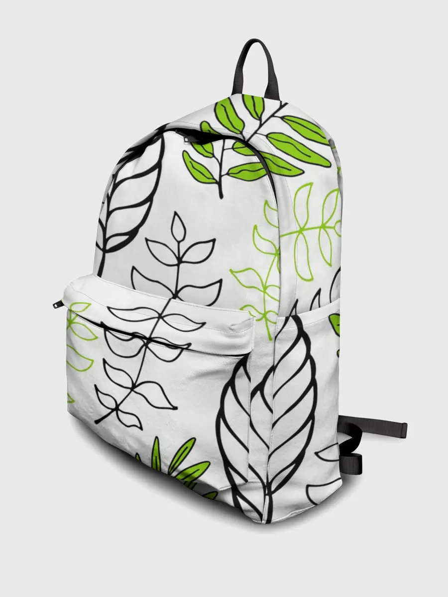 Рюкзак джинсовый / Листья