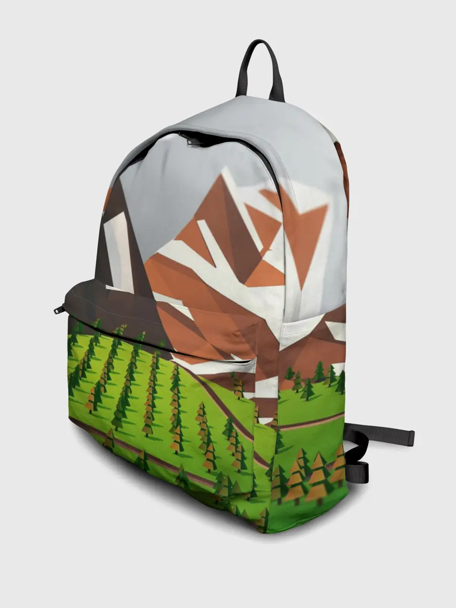 Рюкзак джинсовый / Горы