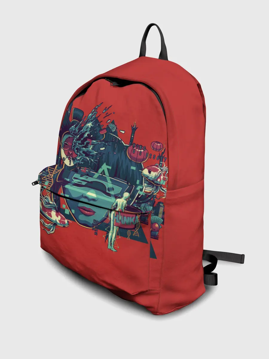 Рюкзак джинсовый / Призрак в доспехах