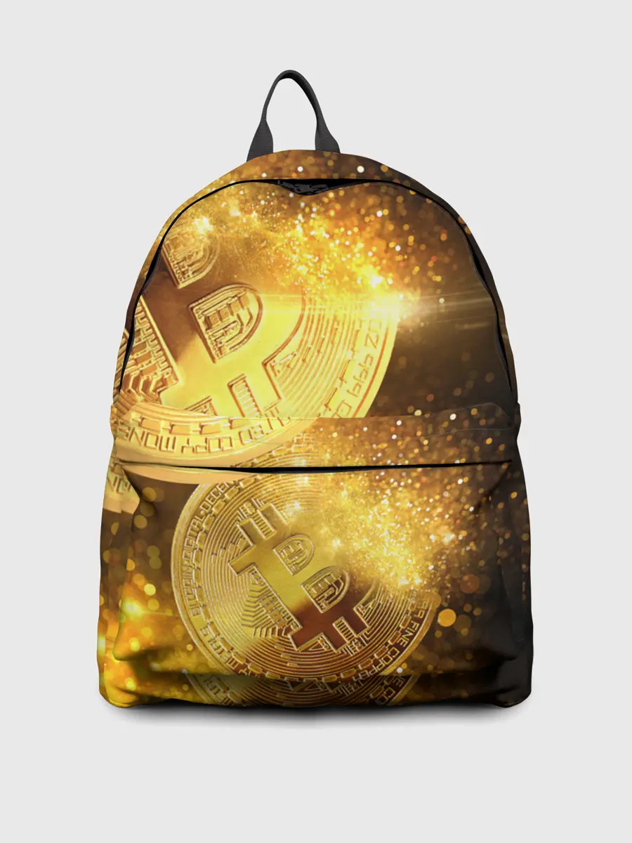 Рюкзак джинсовый / БИТКОИН ЗОЛОТО | BITCOIN GOLD