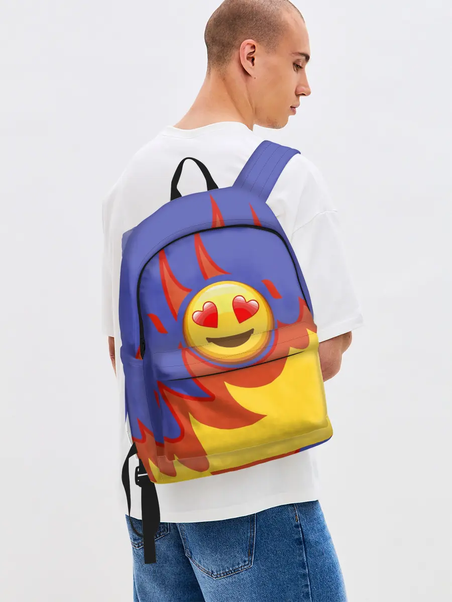 Рюкзак джинсовый / Ты горишь как огонь v1