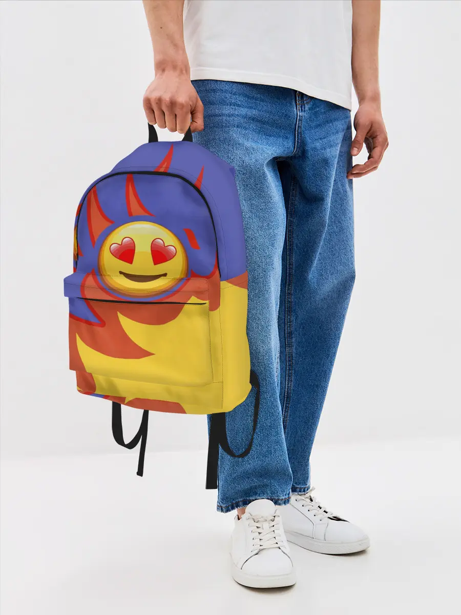 Рюкзак джинсовый / Ты горишь как огонь v1