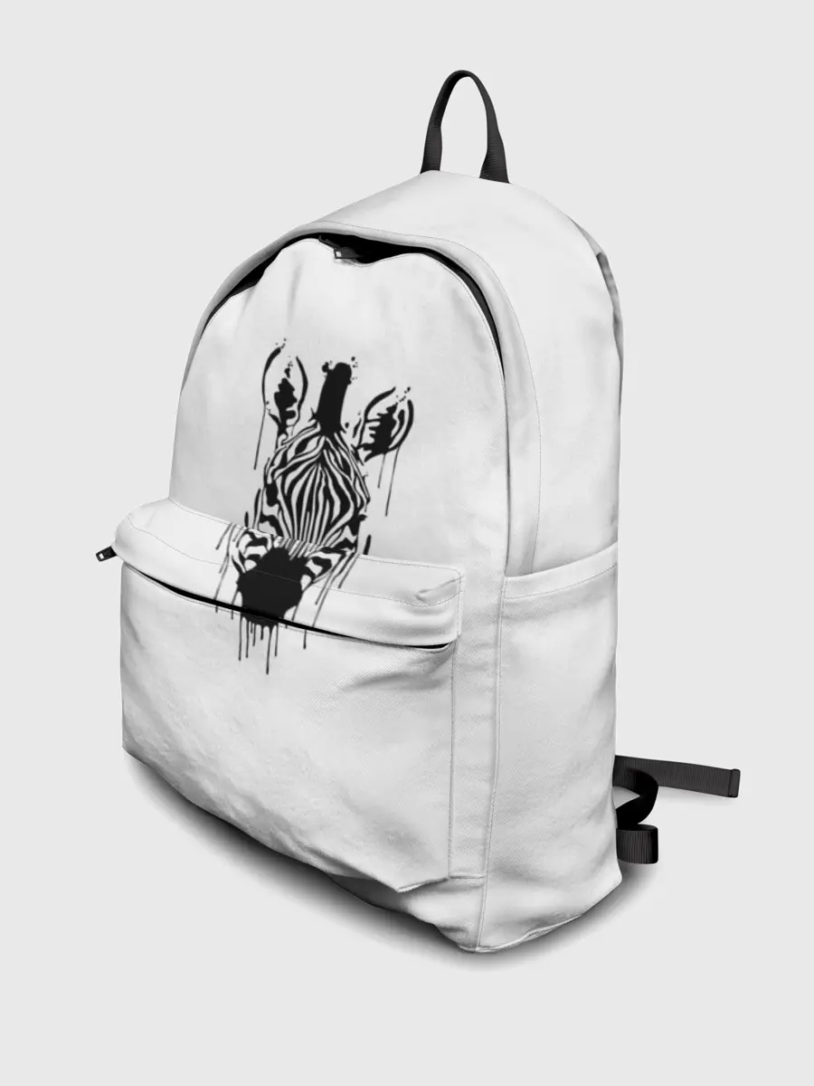 Рюкзак джинсовый / Зебра минимализм