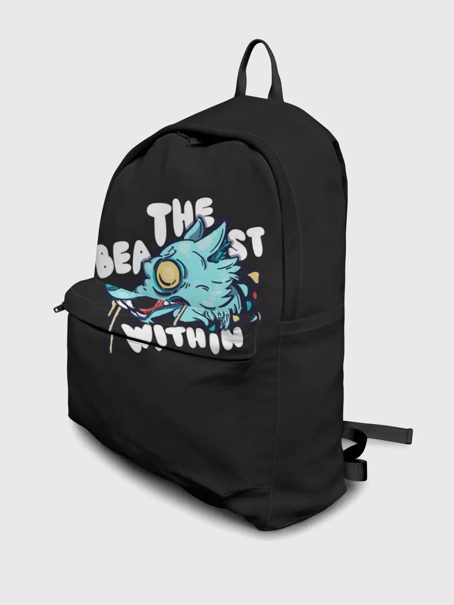 Рюкзак джинсовый / Зверь внутри