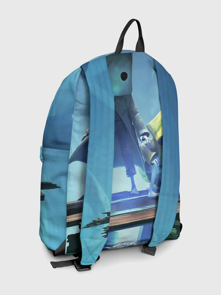 Рюкзак джинсовый / Little Nightmares || арт шестой и моно