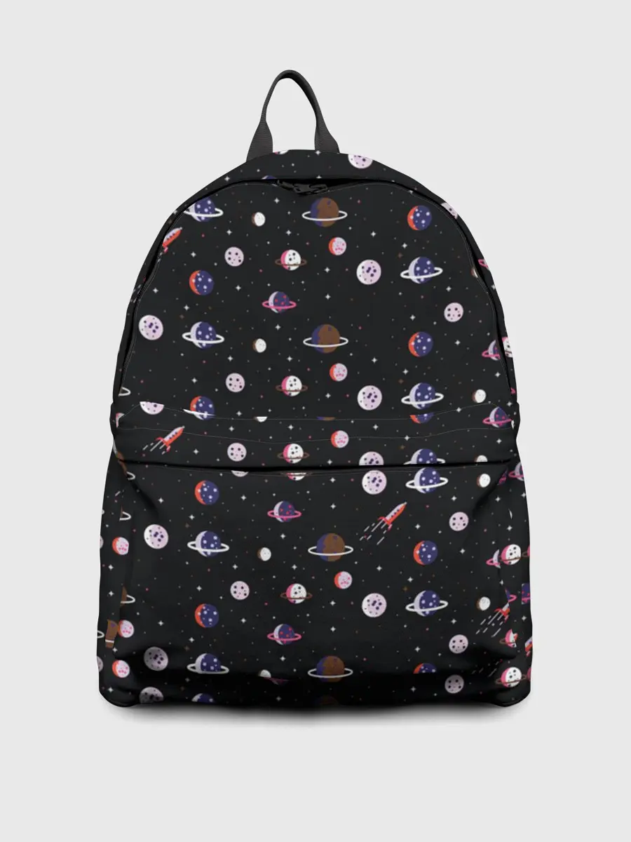 Рюкзак джинсовый / Космический Паттерн