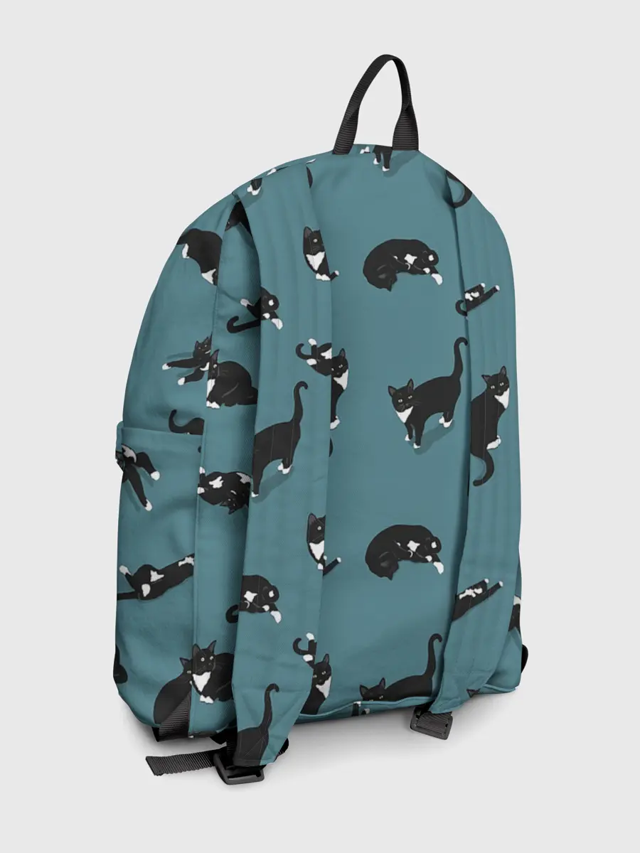 Рюкзак джинсовый / Коты и кошечки