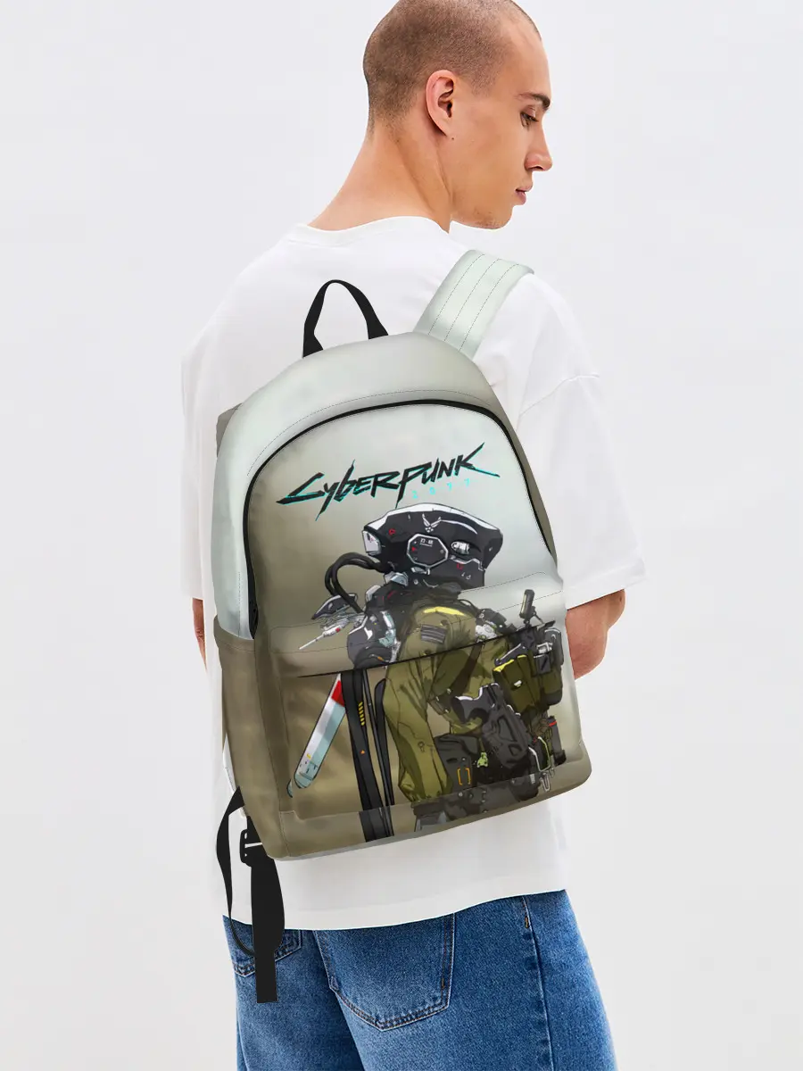 Рюкзак джинсовый / Cyberpunk 2077|Киберпанк 2077