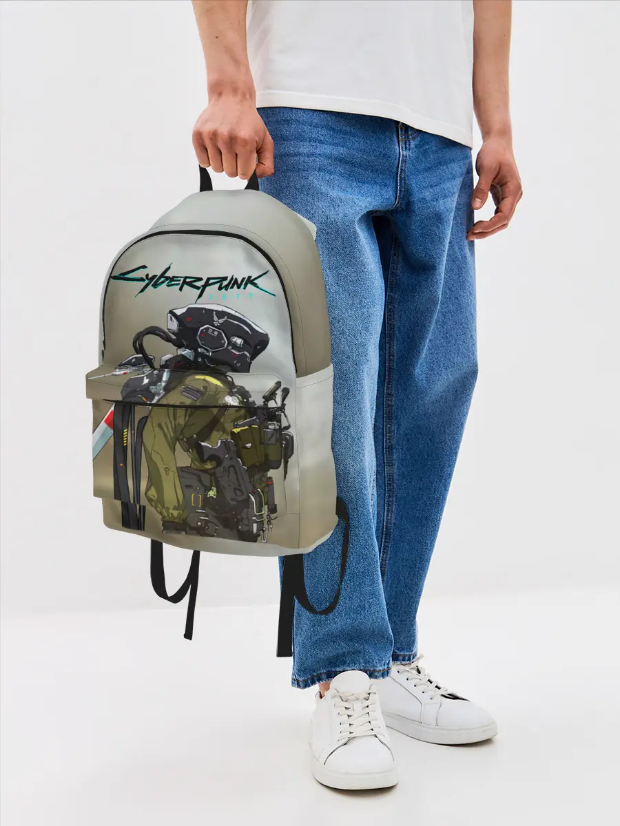 Рюкзак джинсовый / Cyberpunk 2077|Киберпанк 2077