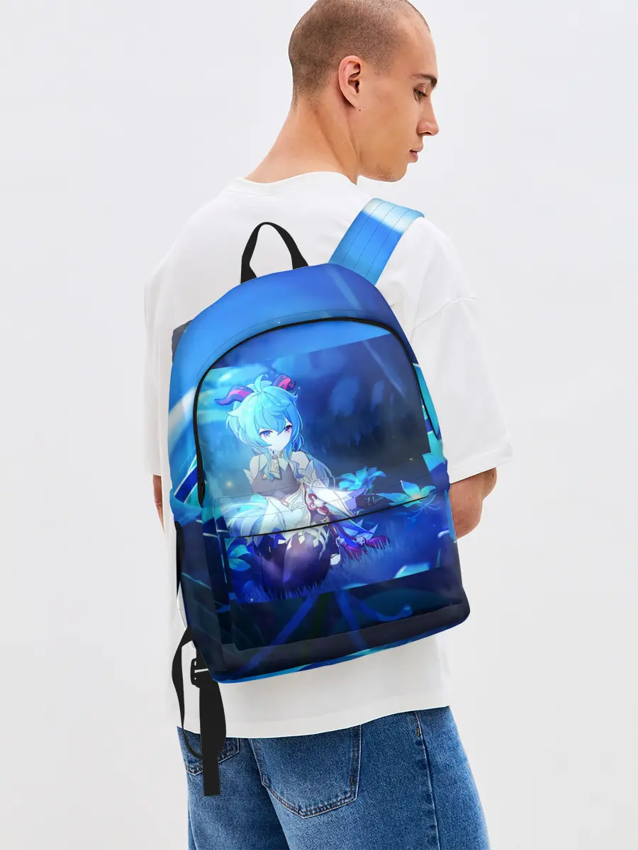 Рюкзак джинсовый / GENSHIN IMPACT GANYU