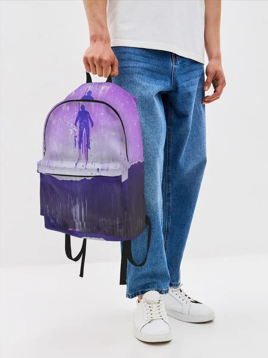 Рюкзак джинсовый / Парящий в небесах