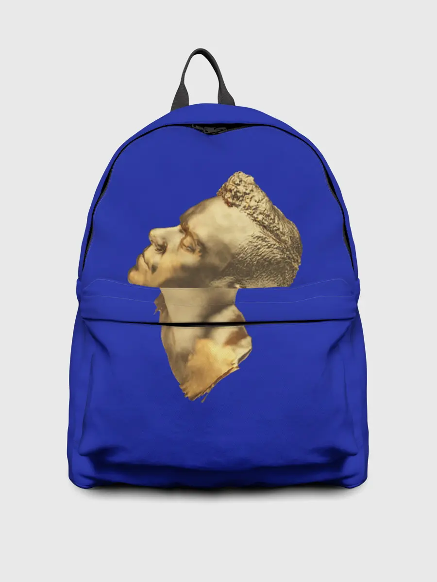 Рюкзак джинсовый / Черно белая Голова