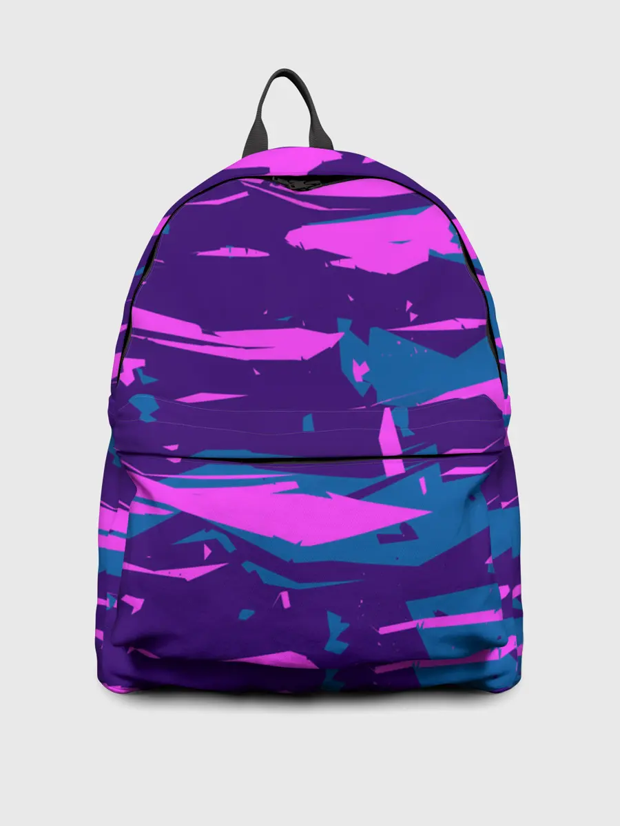 Рюкзак джинсовый / CYBERSTYLE NEON CAMOUFLAGE