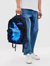 Рюкзак джинсовый / CS GO Howl Neon