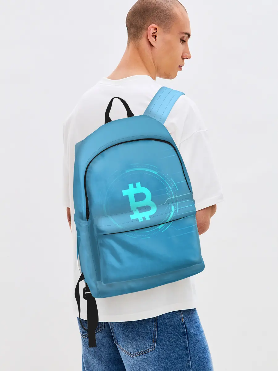 Рюкзак джинсовый / Bitcoin