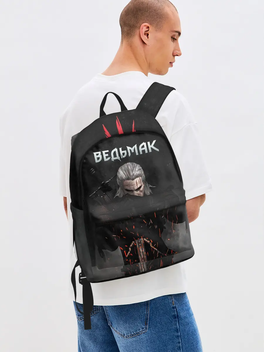 Рюкзак джинсовый / Ведьмак