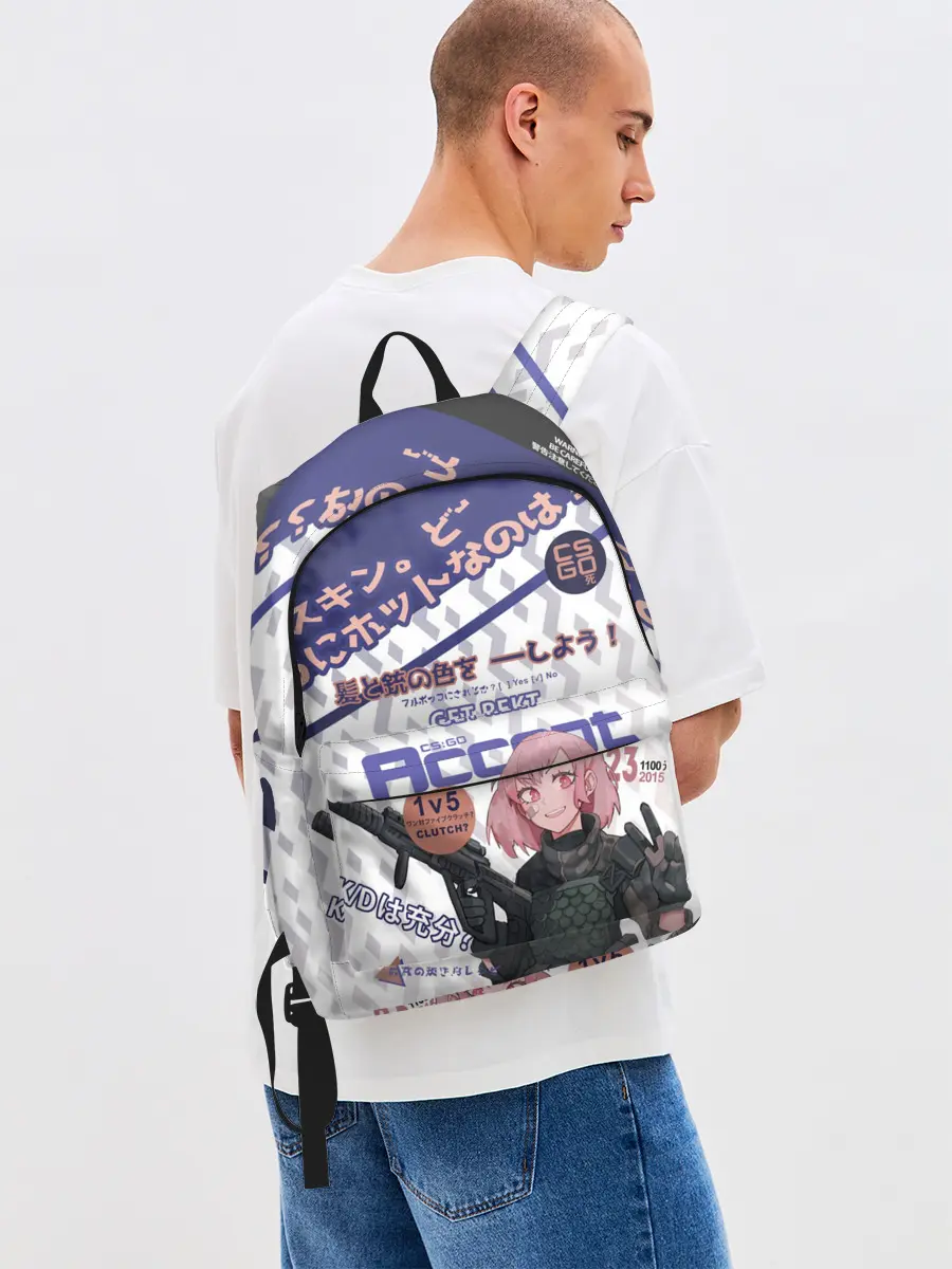 Рюкзак джинсовый / AUG - Akihabara | Акихабара