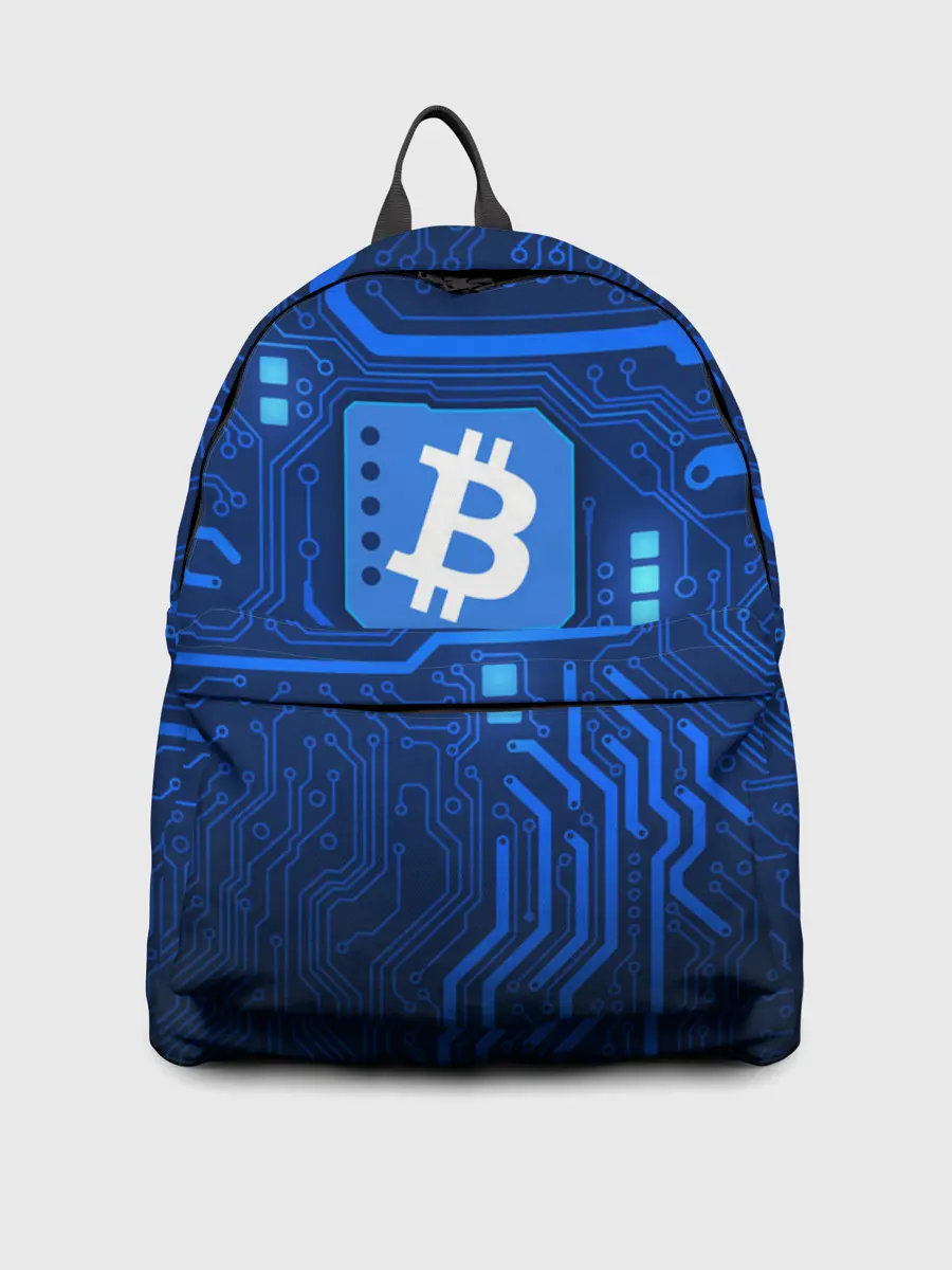 Рюкзак джинсовый / BITCOIN | БИТКОИН