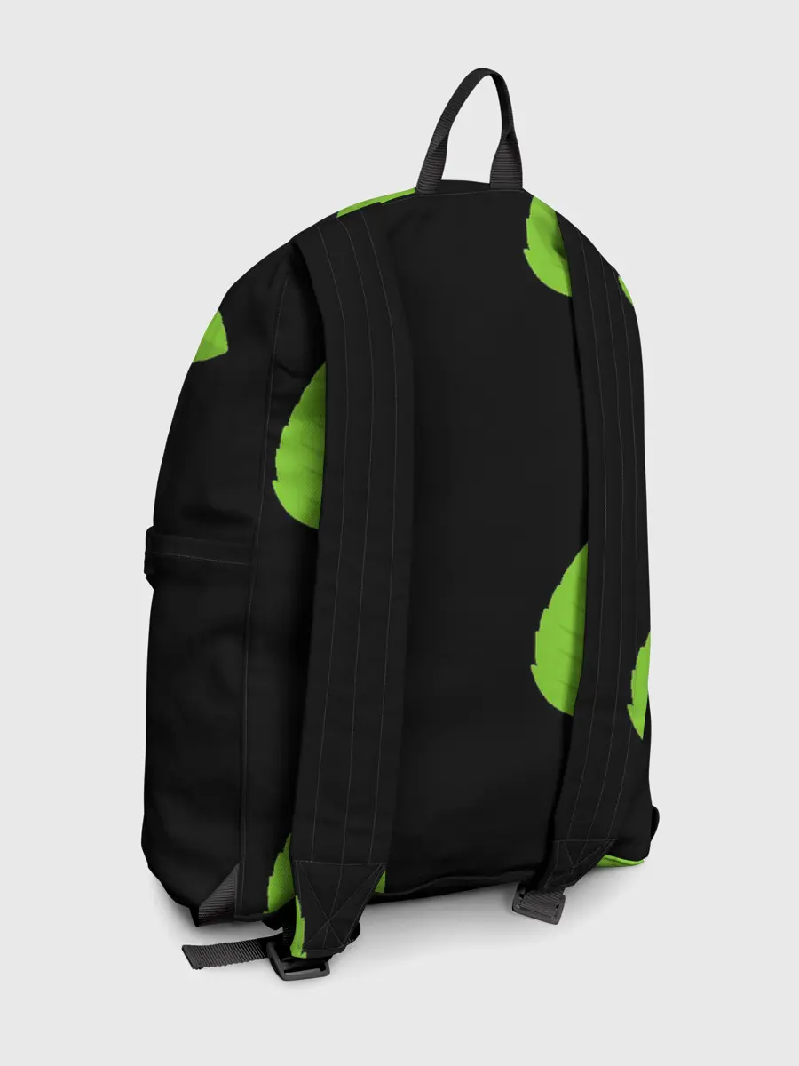 Рюкзак джинсовый / Птица и листочек