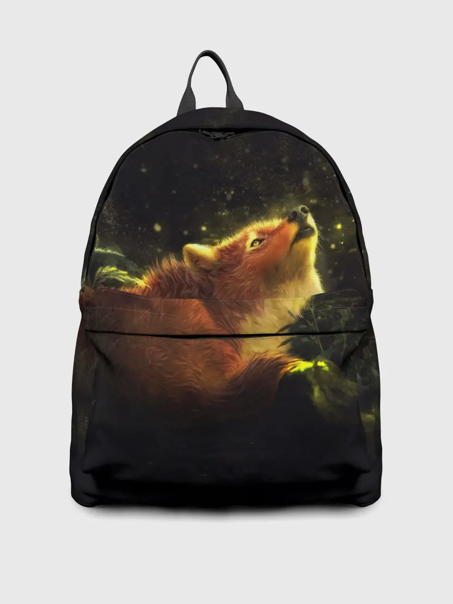 Рюкзак джинсовый / Лисица