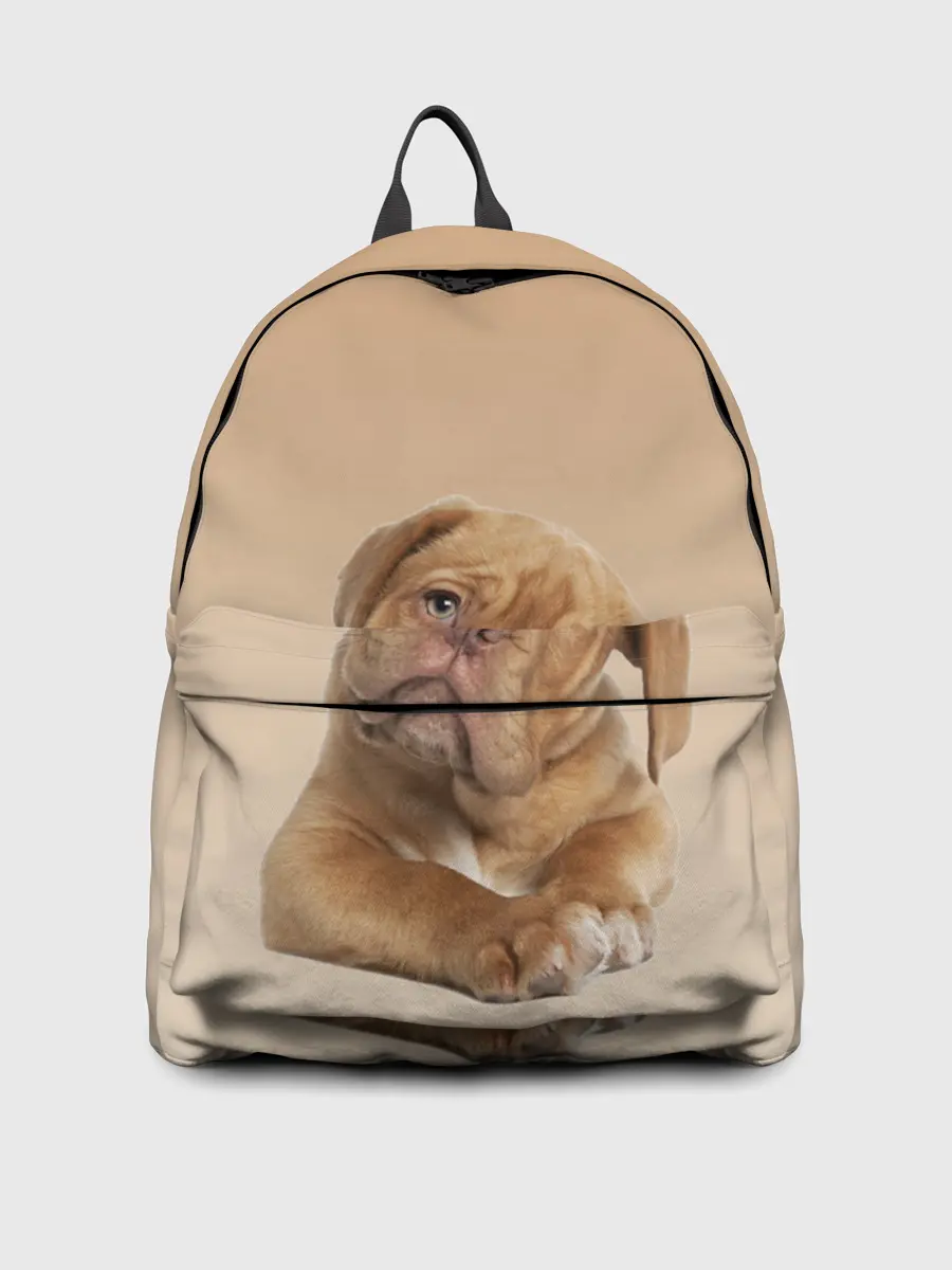 Рюкзак джинсовый / питбуль