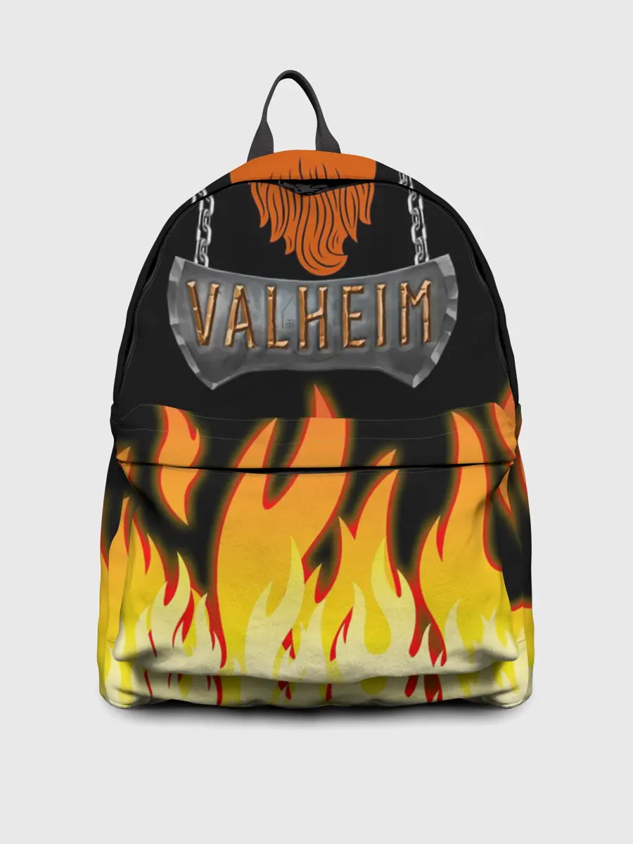 Рюкзак джинсовый / VALHEIM косплей с бородой