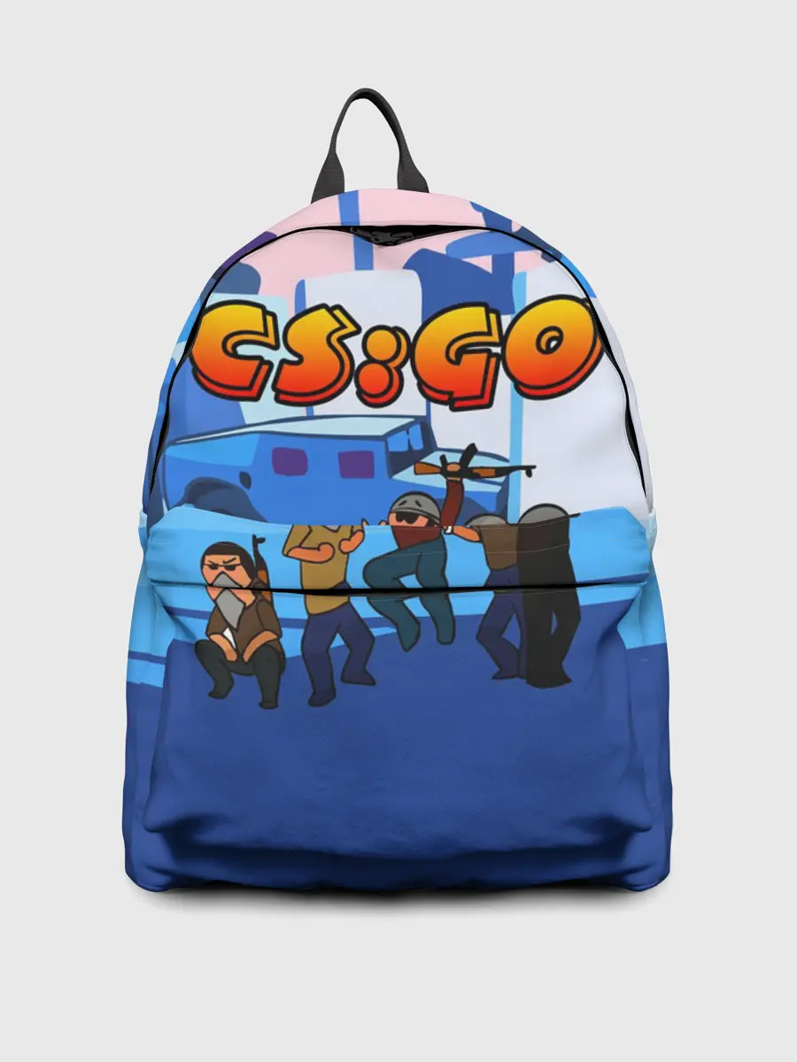 Рюкзак джинсовый / CS GO МУЛЬТФИЛЬМ