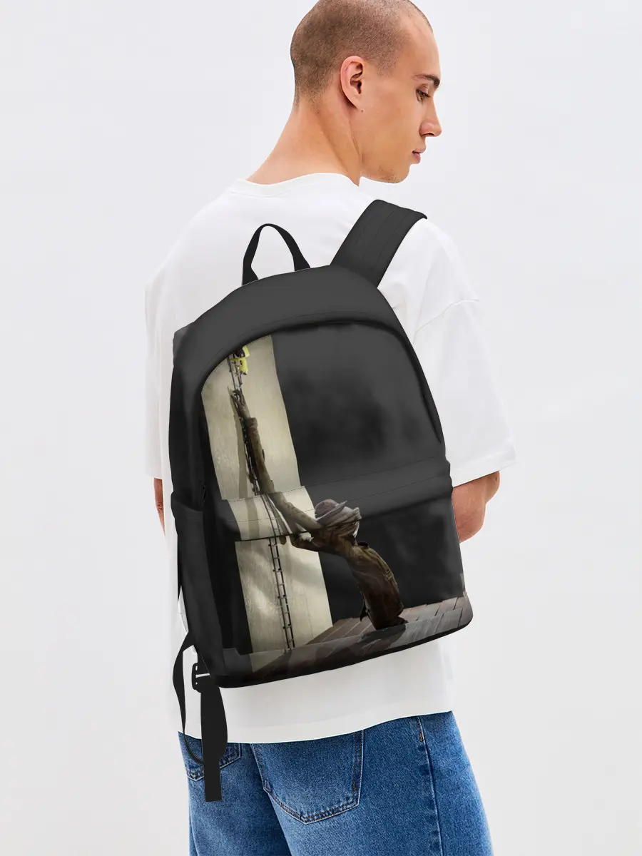 Рюкзак джинсовый / Little Nightmares Постер